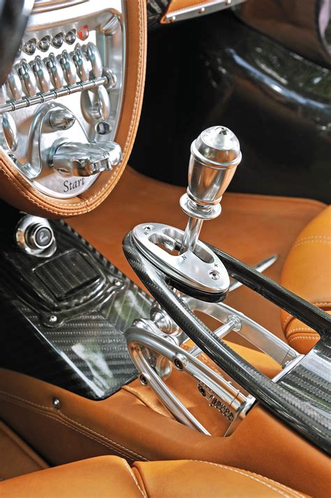 pagani metal shifter interior.